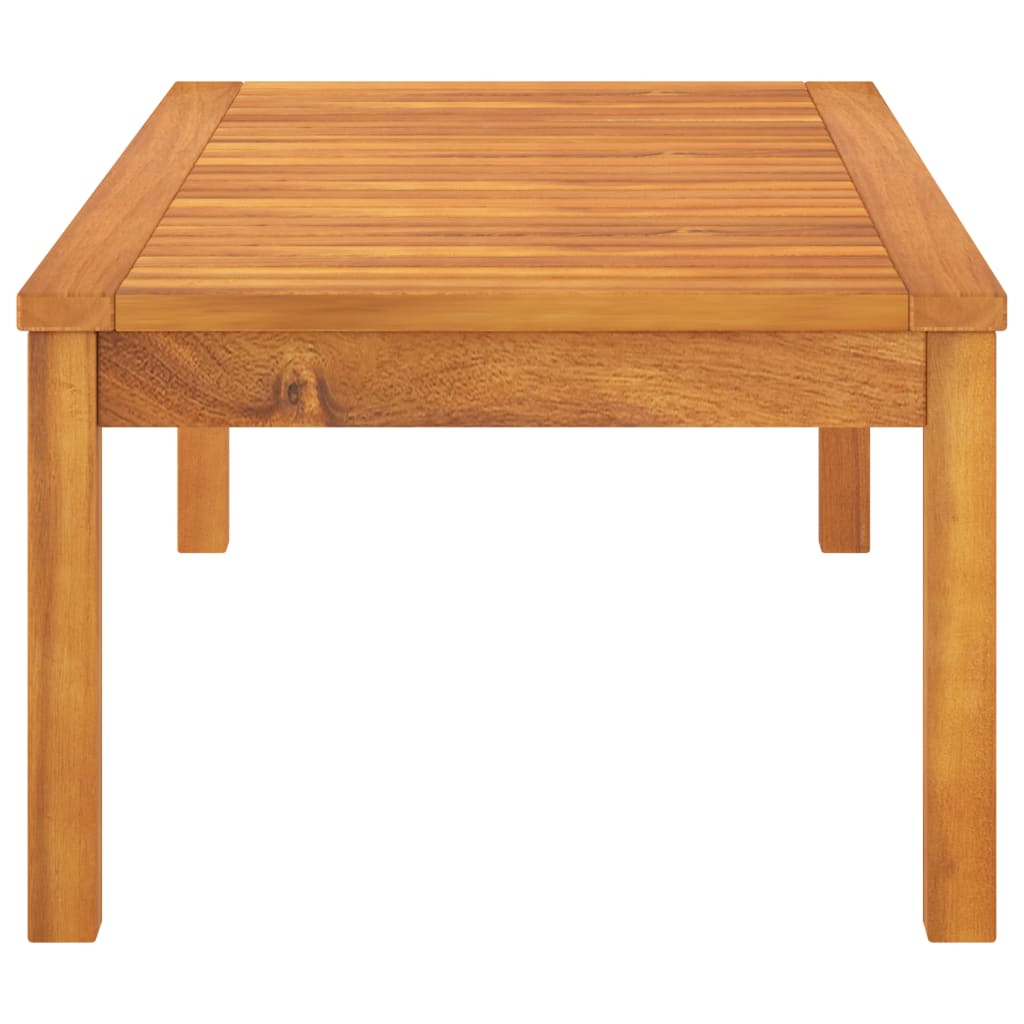 vidaXL Coffee Table 39.4"x19.7"x13" Solid Acacia Wood