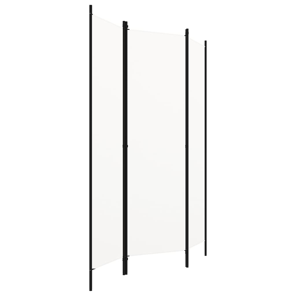 vidaXL 3-Panel Room Divider White 59.1"x70.9"