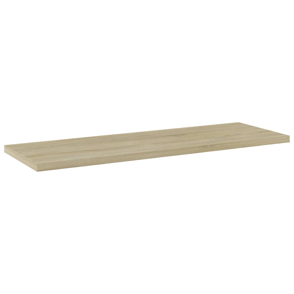 vidaXL Bookshelf Boards 8 pcs Sonoma Oak 23.6"x7.9"x0.6" Engineered Wood