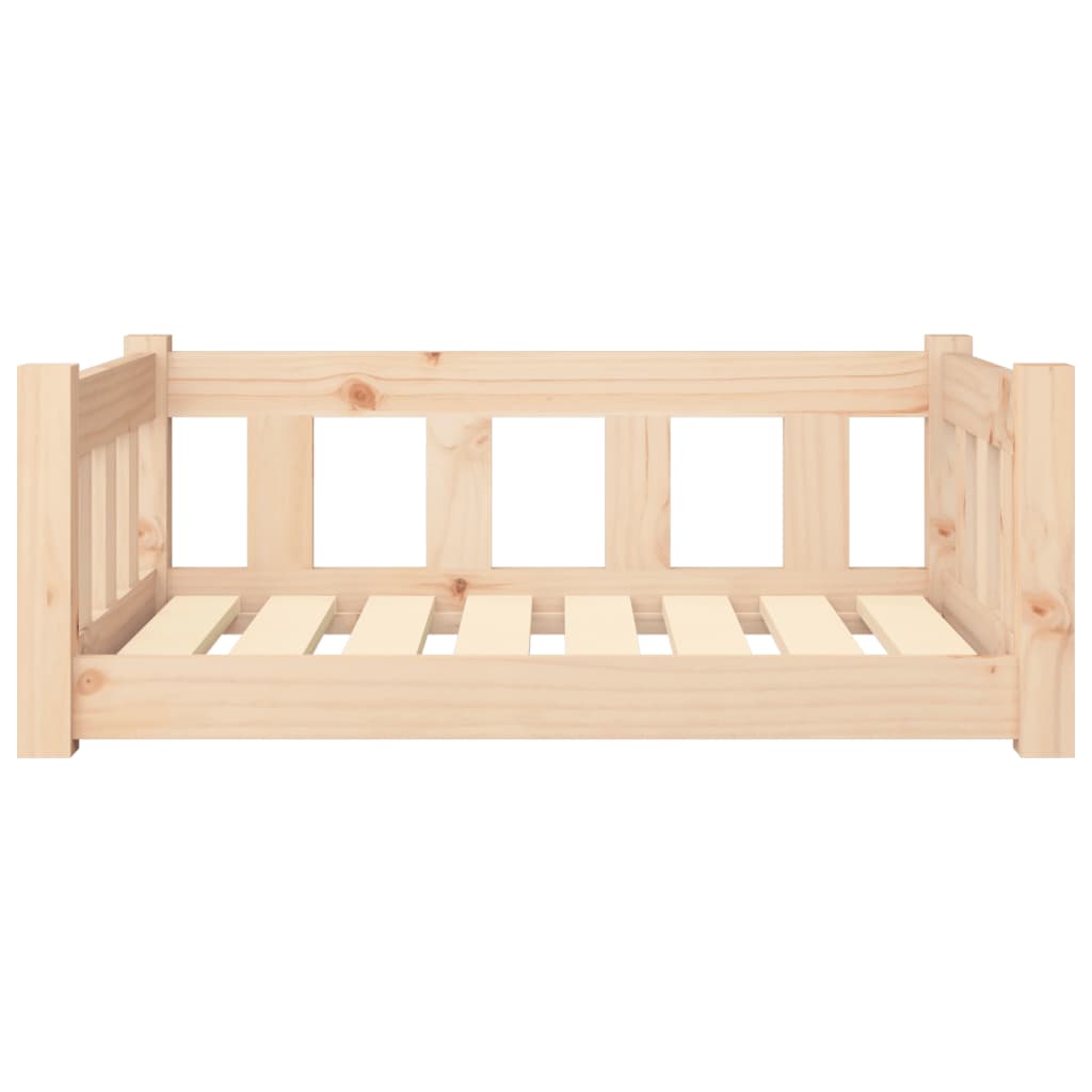 vidaXL Dog Bed 29.7"x21.9"x11" Solid Wood Pine