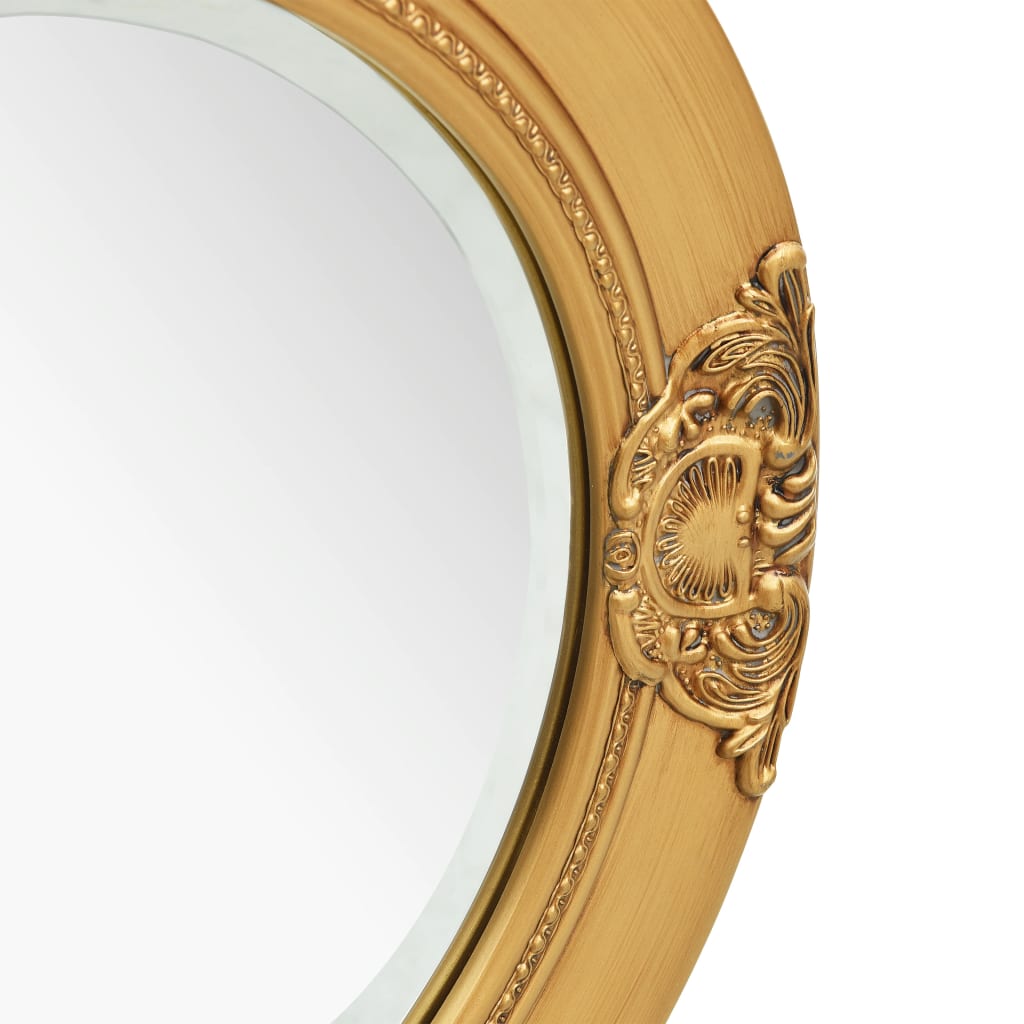 vidaXL Wall Mirror Baroque Style 19.7" Gold