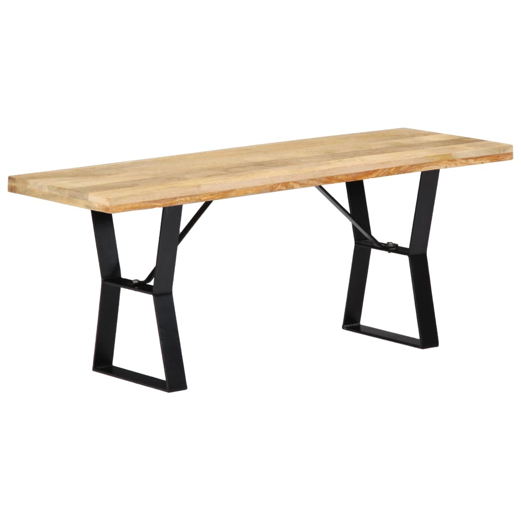 vidaXL Bench 43.3" Solid Mango Wood