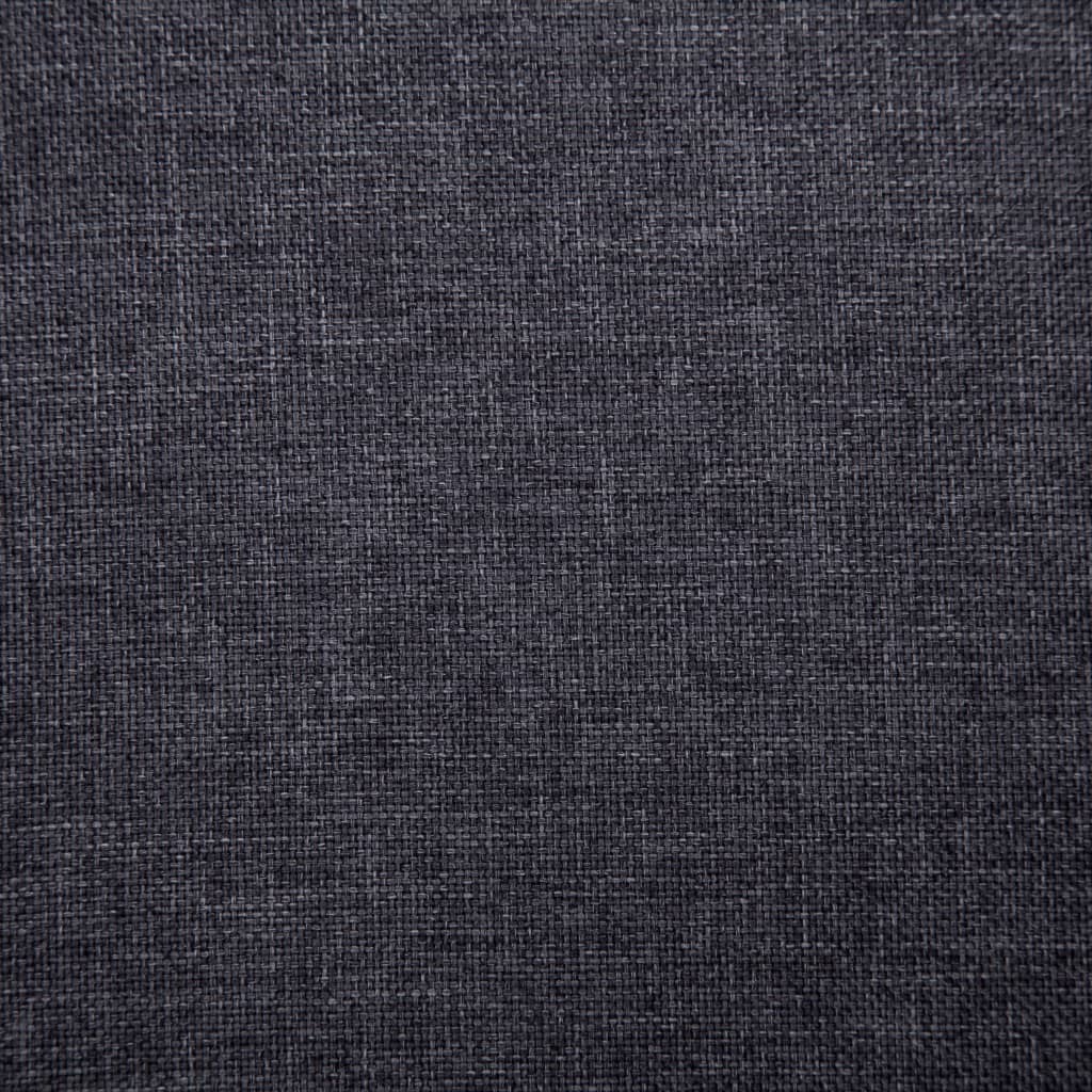 vidaXL Cube Armchair Dark Gray Fabric