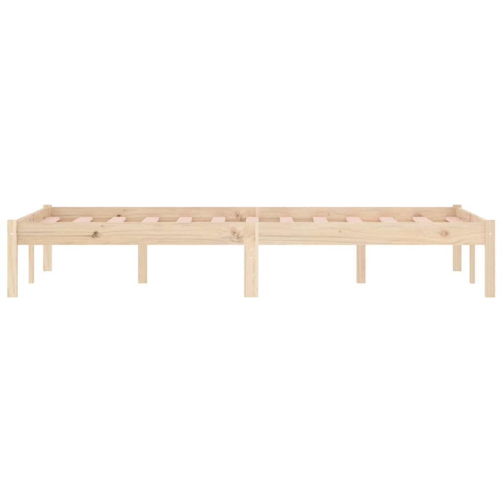 vidaXL Bed Frame 53.9"x74.8" Solid Wood Pine Full
