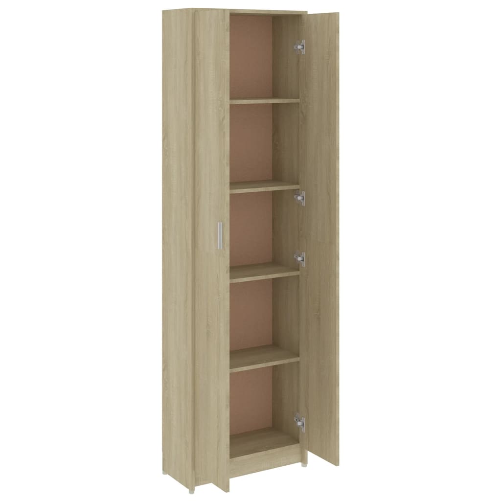vidaXL Hallway Wardrobe Sonoma Oak 21.7"x9.8"x74.4" Engineered Wood