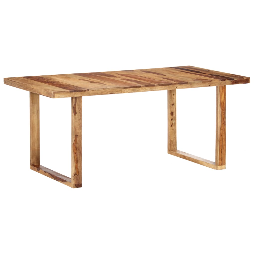 vidaXL Dining Table 70.9"x35.4"x29.9" Solid Sheesham Wood