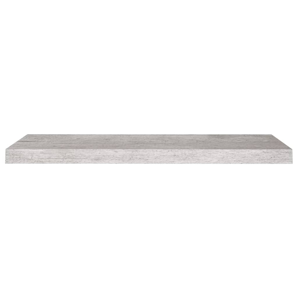 vidaXL Floating Wall Shelf Concrete Gray 31.5"x9.3"x1.5" MDF