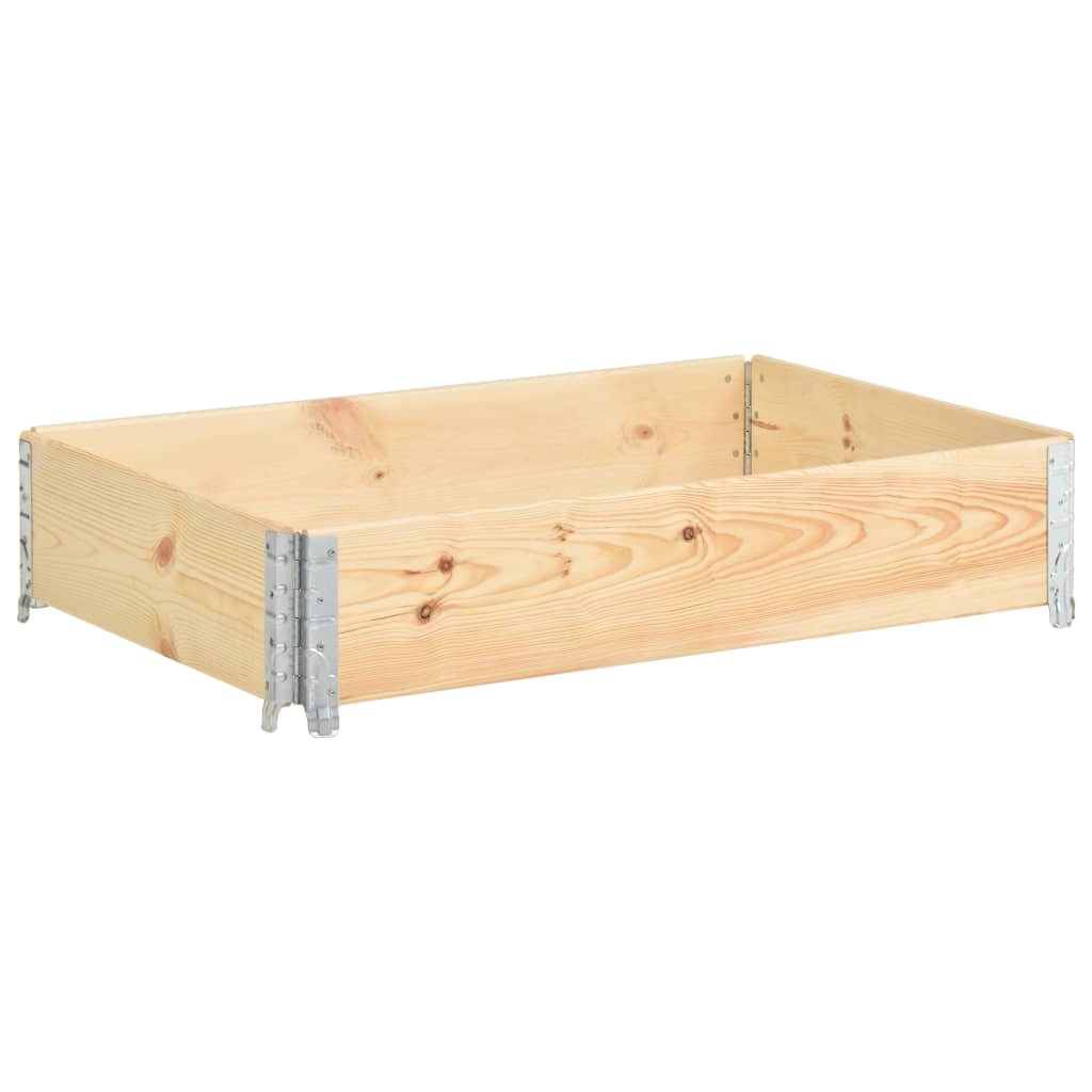 vidaXL Raised Bed 19.7"x39.4" Solid Pine Wood
