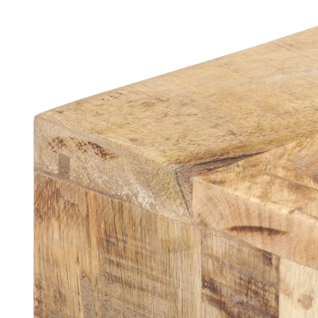 vidaXL Sideboard 27.6"x11.8"x26.8" Solid Wood Mango