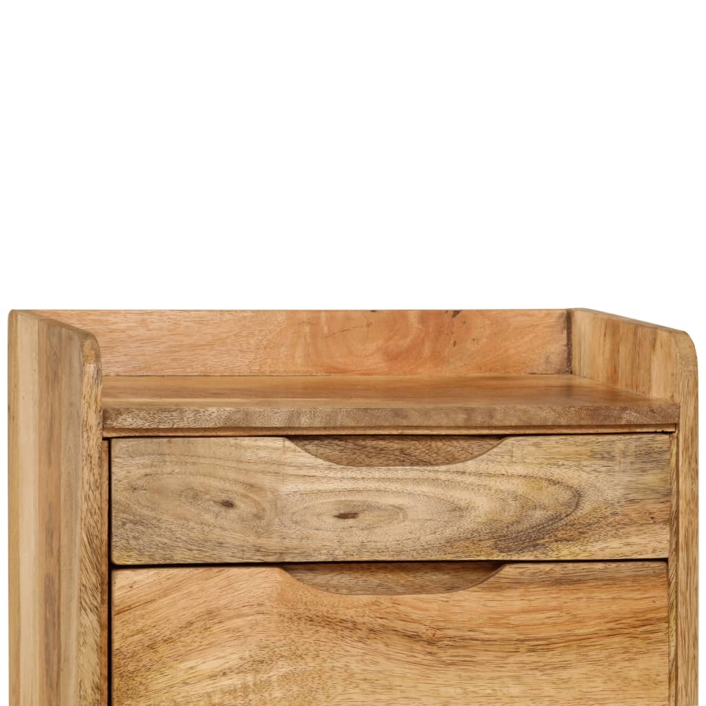 vidaXL Bedside Cabinet Solid Mango Wood 15.7"x11.8"x23.4"