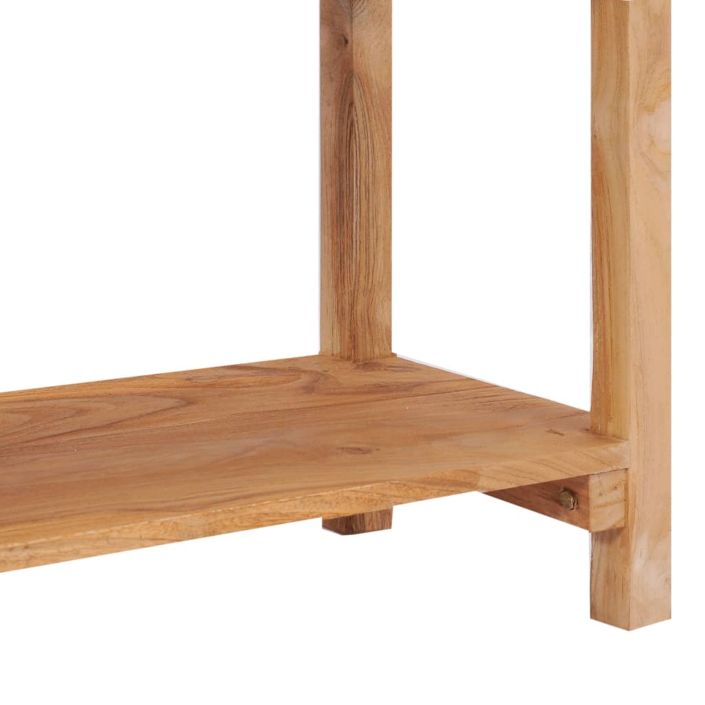 vidaXL Sideboard 30.7"x13.8"x31.5" Solid Wood Teak