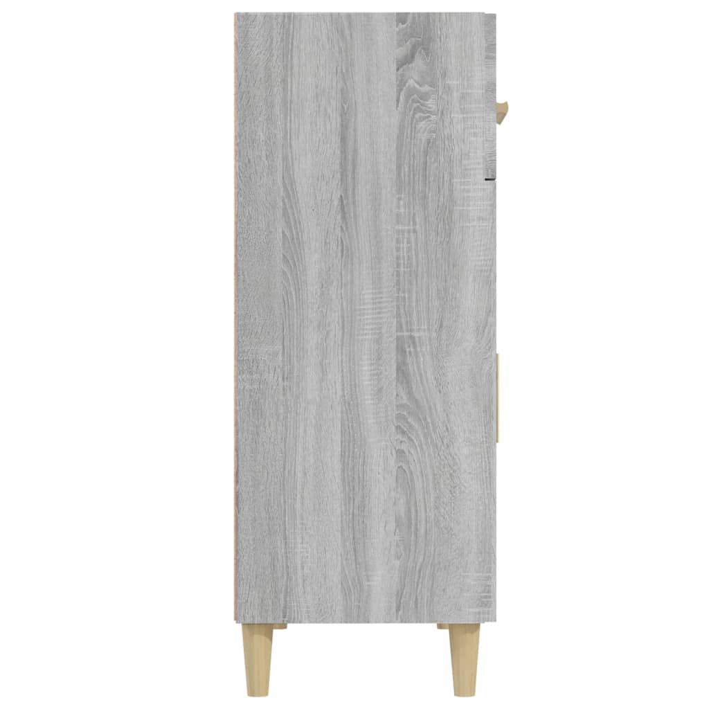 vidaXL Sideboard Gray Sonoma 27.4"x13.4"x35" Engineered Wood