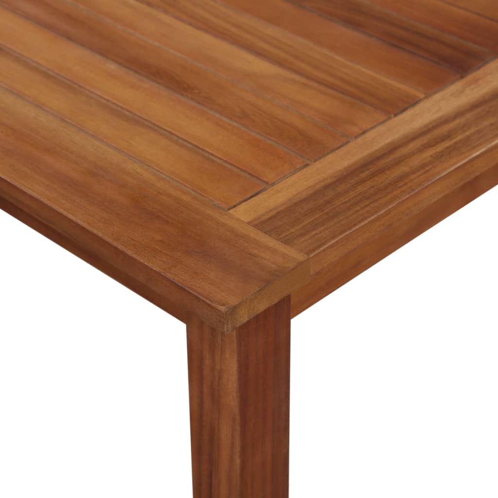 vidaXL Patio Table 78.7"x39.4"x29.1" Solid Acacia Wood