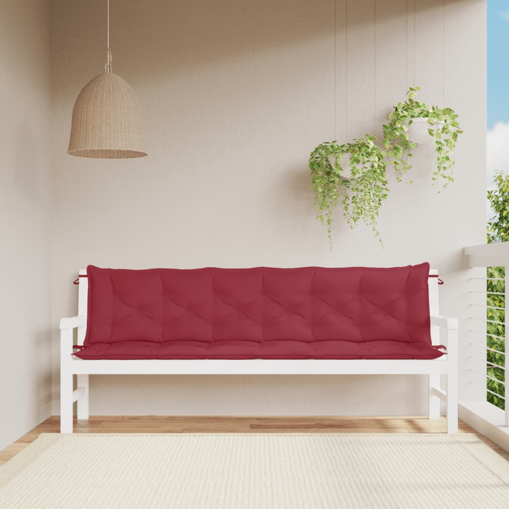 vidaXL Cushion for Swing Chair Wine Red 78.7" Fabric