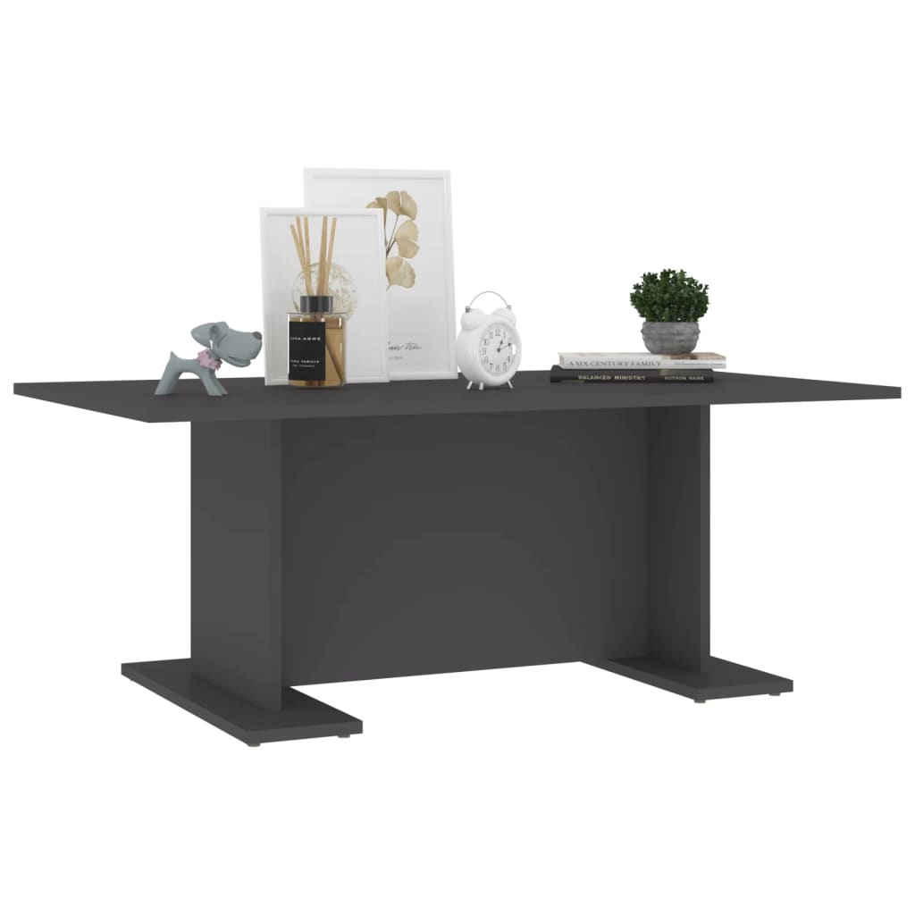 vidaXL Coffee Table Gray 40.7"x23.6"x15.7" Engineered Wood