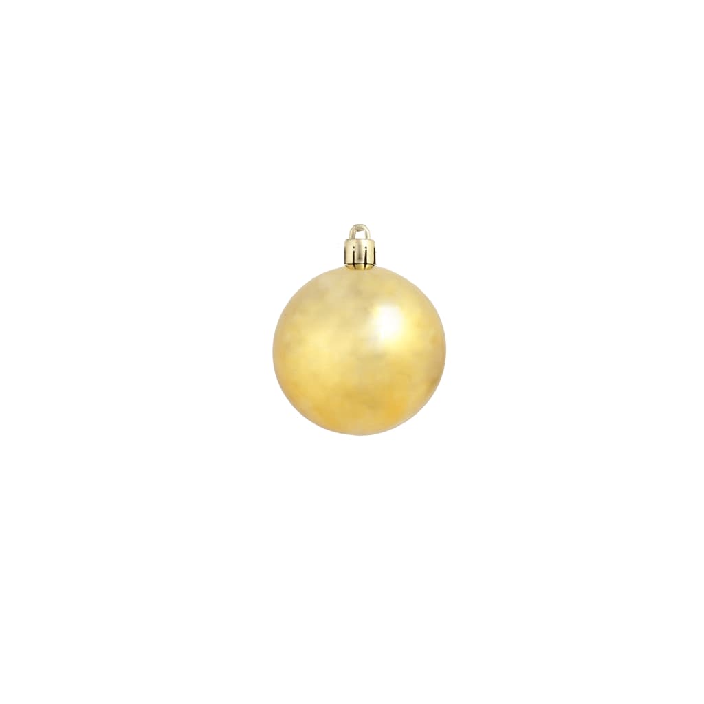 vidaXL Christmas Balls 100 pcs Silver/Gold