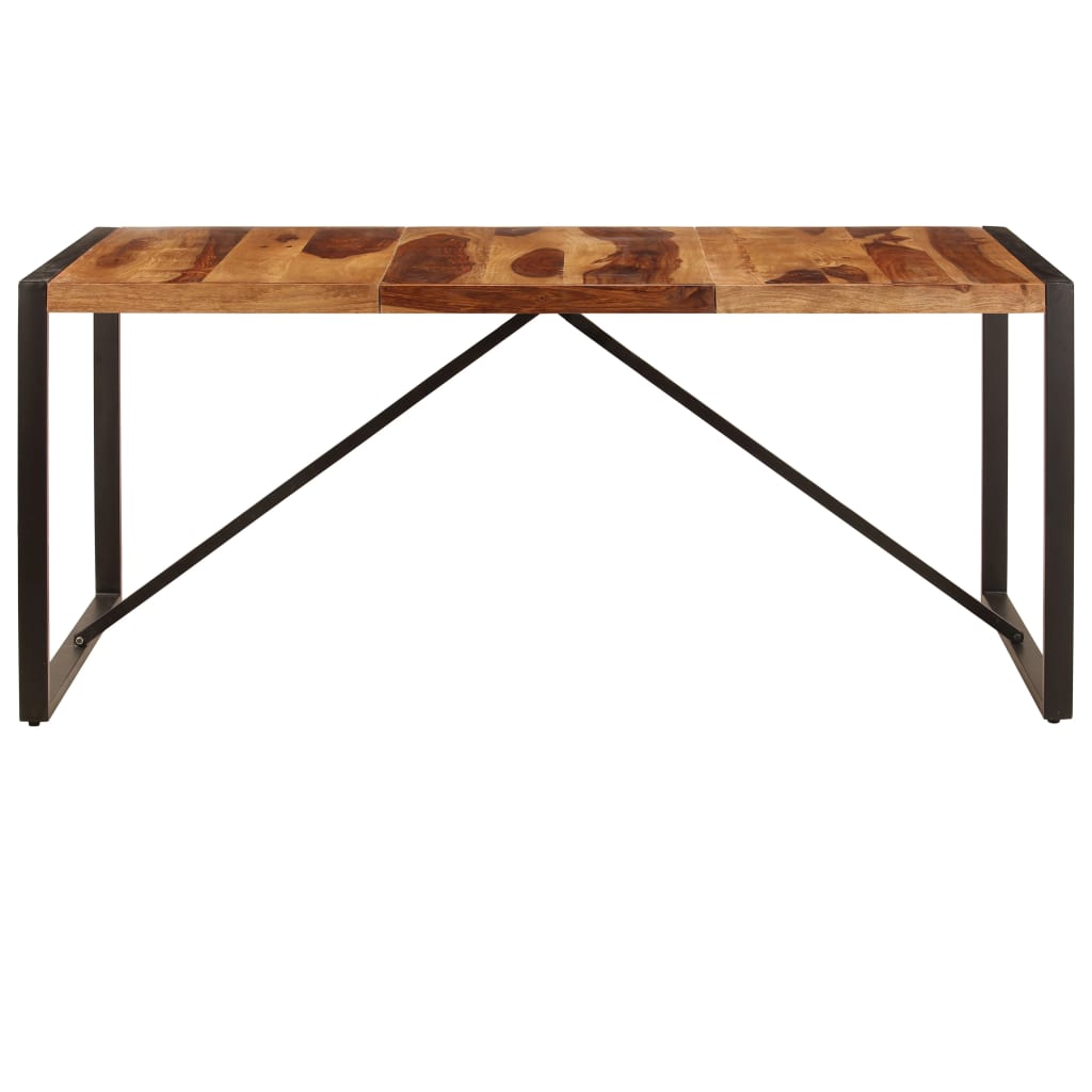 vidaXL Dining Table 70.9"x35.4"x29.5" Solid Sheesham Wood