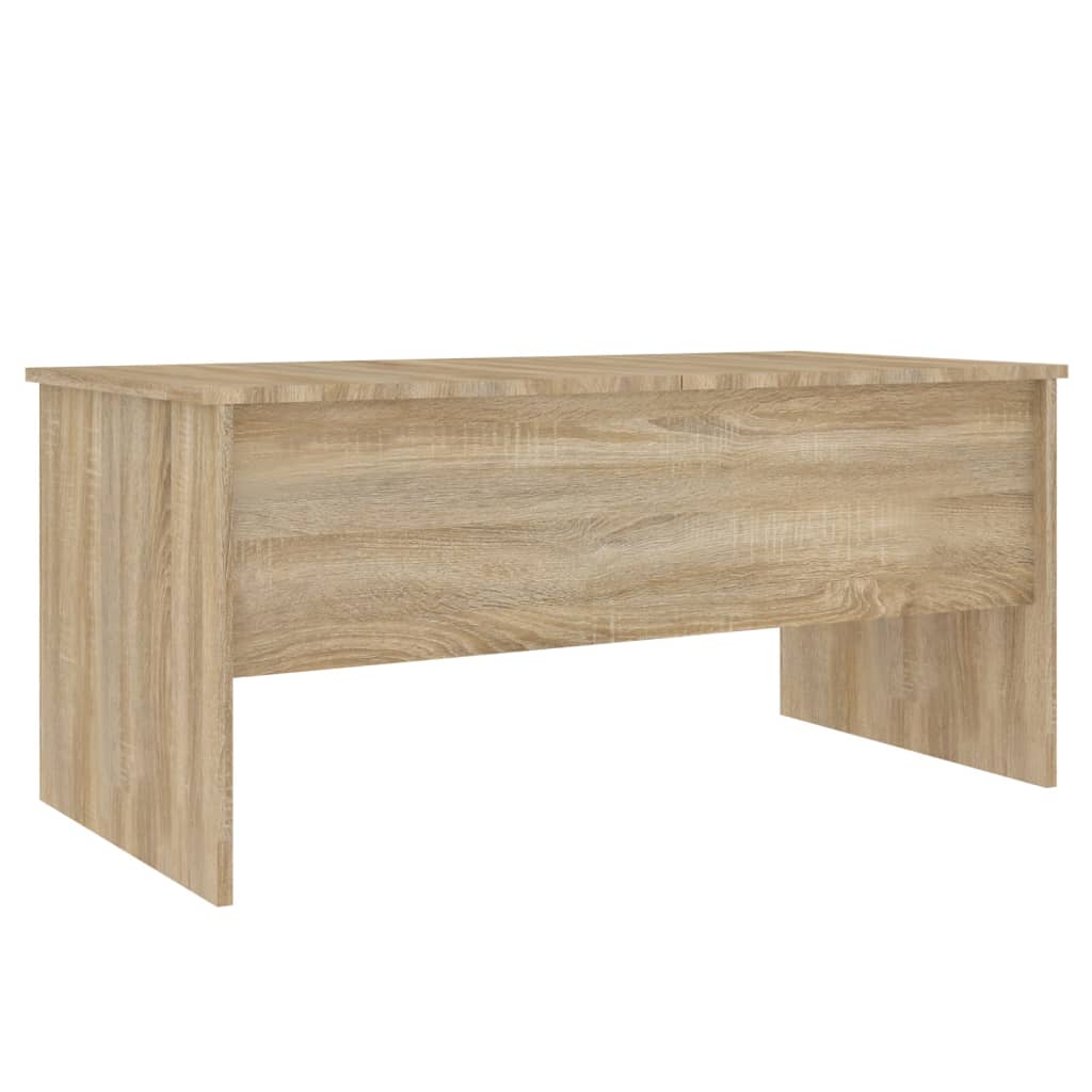 vidaXL Coffee Table Sonoma Oak 40.2"x19.9"x18.3" Engineered Wood