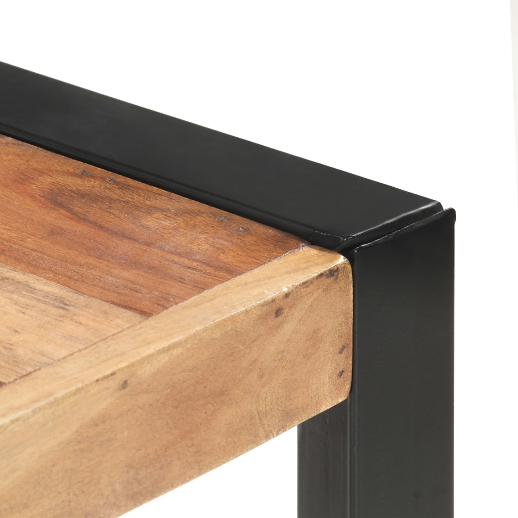 vidaXL Dining Table 70.9"x35.4"x29.5" Solid Wood with Sheesham Finish