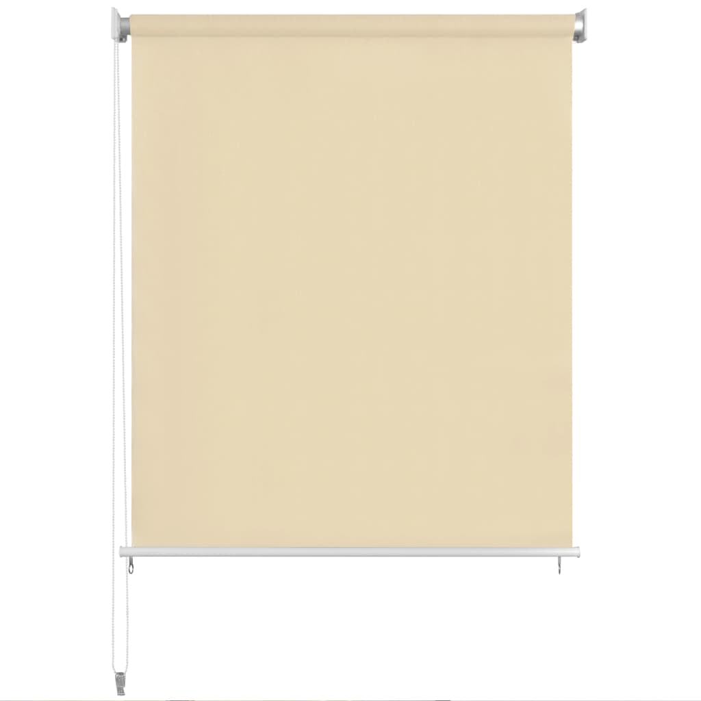 vidaXL Outdoor Roller Blind 39.4"x90.6" Cream