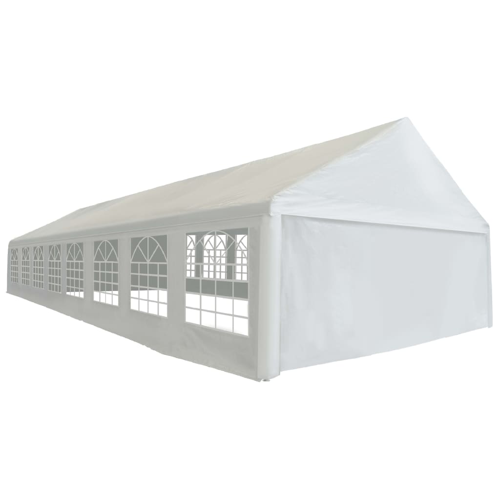 vidaXL Party Tent PE 19.7'x52.5' White