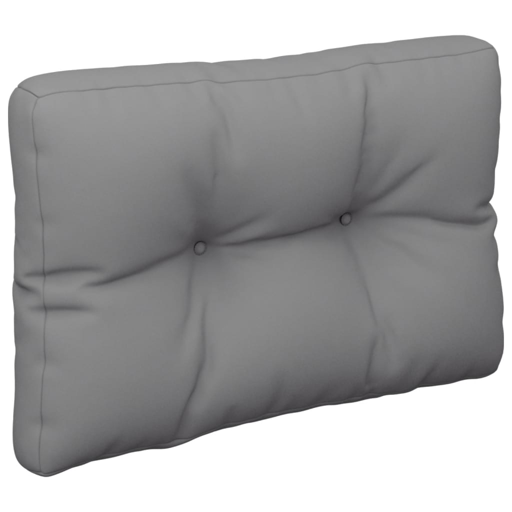 vidaXL Pallet Cushion Gray 19.7"x15.7"x4.7" Fabric