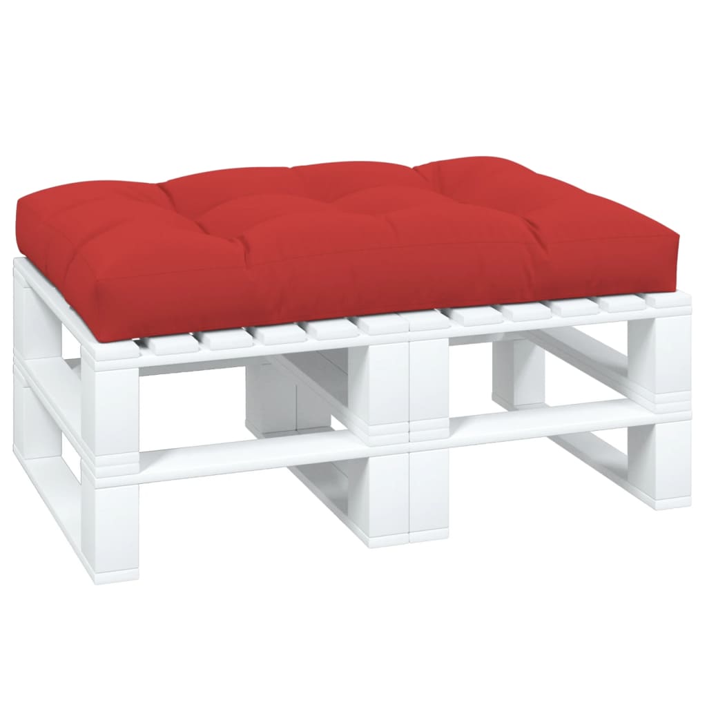 vidaXL Pallet Sofa Cushion Red 47.2"x31.5"x3.9"
