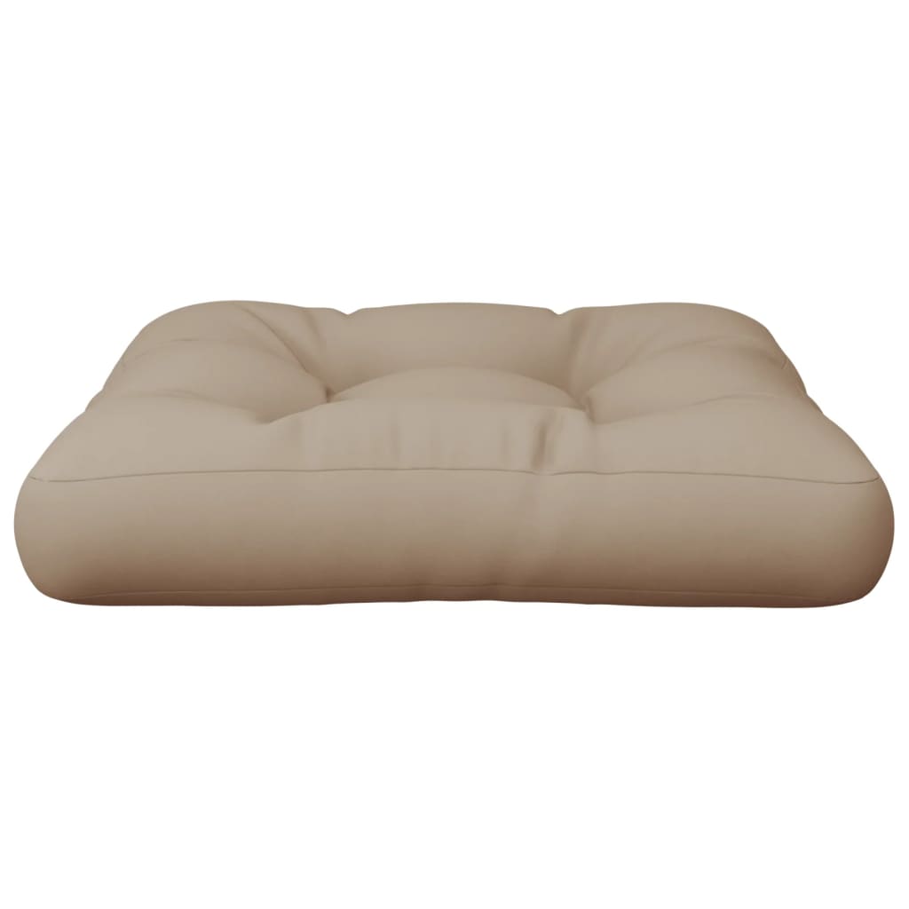 vidaXL Pallet Cushion Taupe 19.7"x19.7"x4.7" Fabric