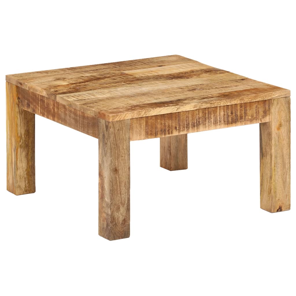 vidaXL Coffee Table 23.6"x23.6"x13.8" Solid Mango Wood