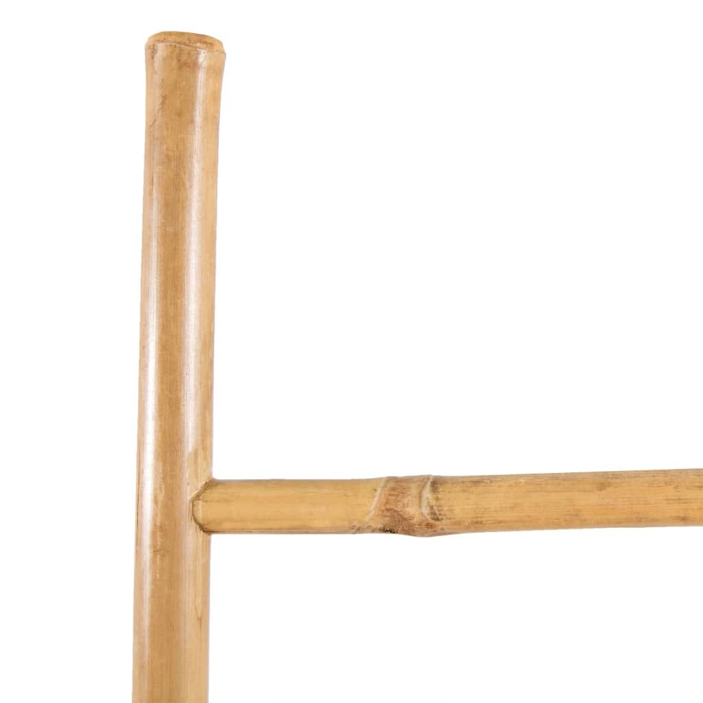 vidaXL Towel Ladder with 5 Rungs Bamboo 59"