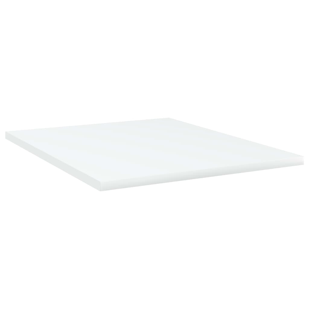 vidaXL Bookshelf Boards 4 pcs White 15.7"x19.7"x0.6" Engineered Wood