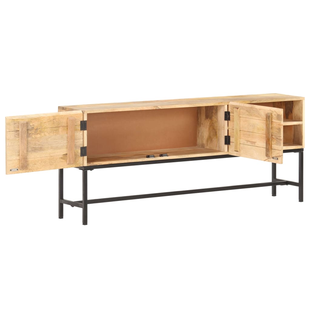 vidaXL Sideboard 57.1"x11.8"x23.6" Solid Mango Wood