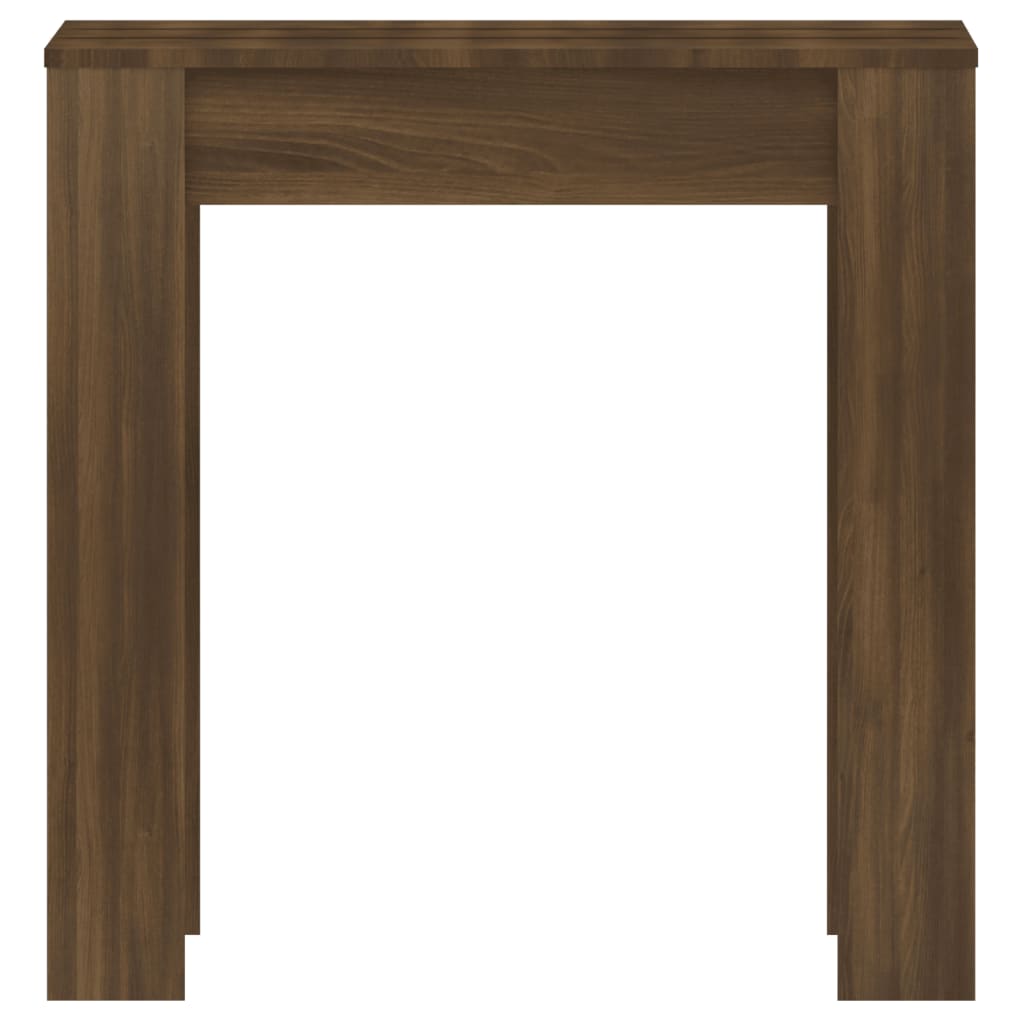 vidaXL Dining Table Brown Oak 55.1"x29.3"x29.9" Engineered Wood