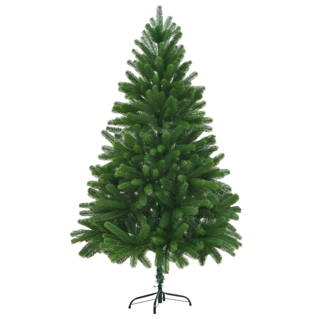 vidaXL Artificial Christmas Tree with LEDs 82.7" Green