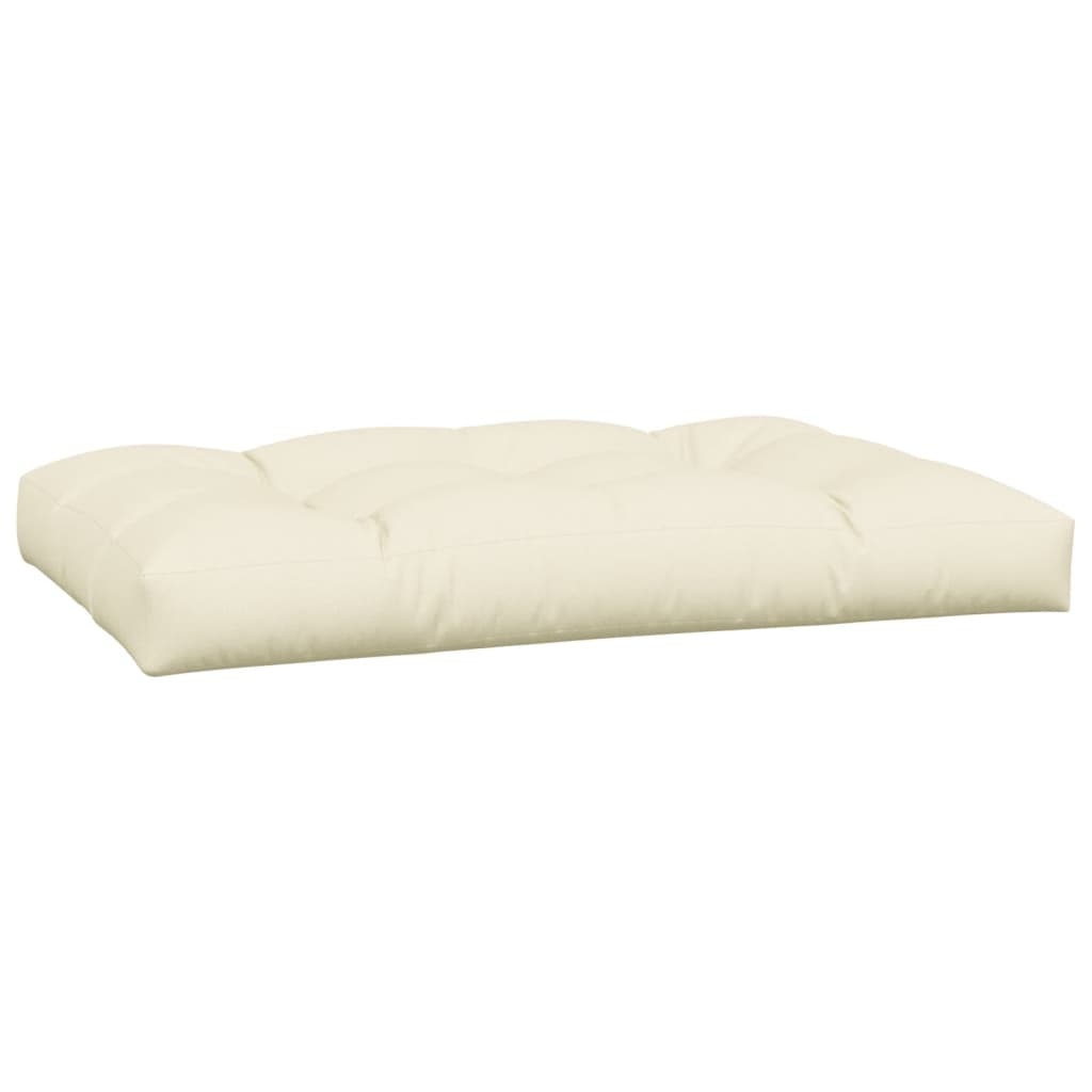 vidaXL Pallet Sofa Cushions 3 pcs Cream