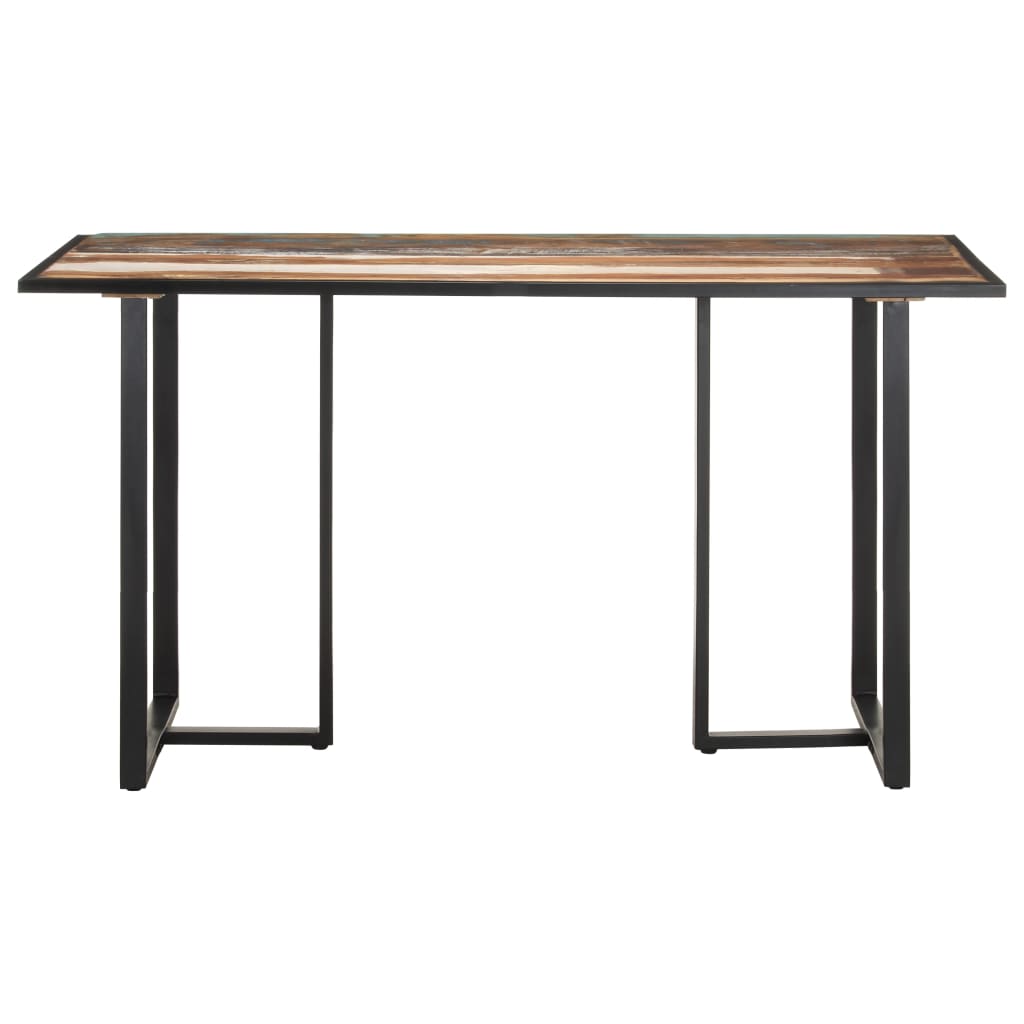 vidaXL Dining Table 55.1" Solid Reclaimed Wood