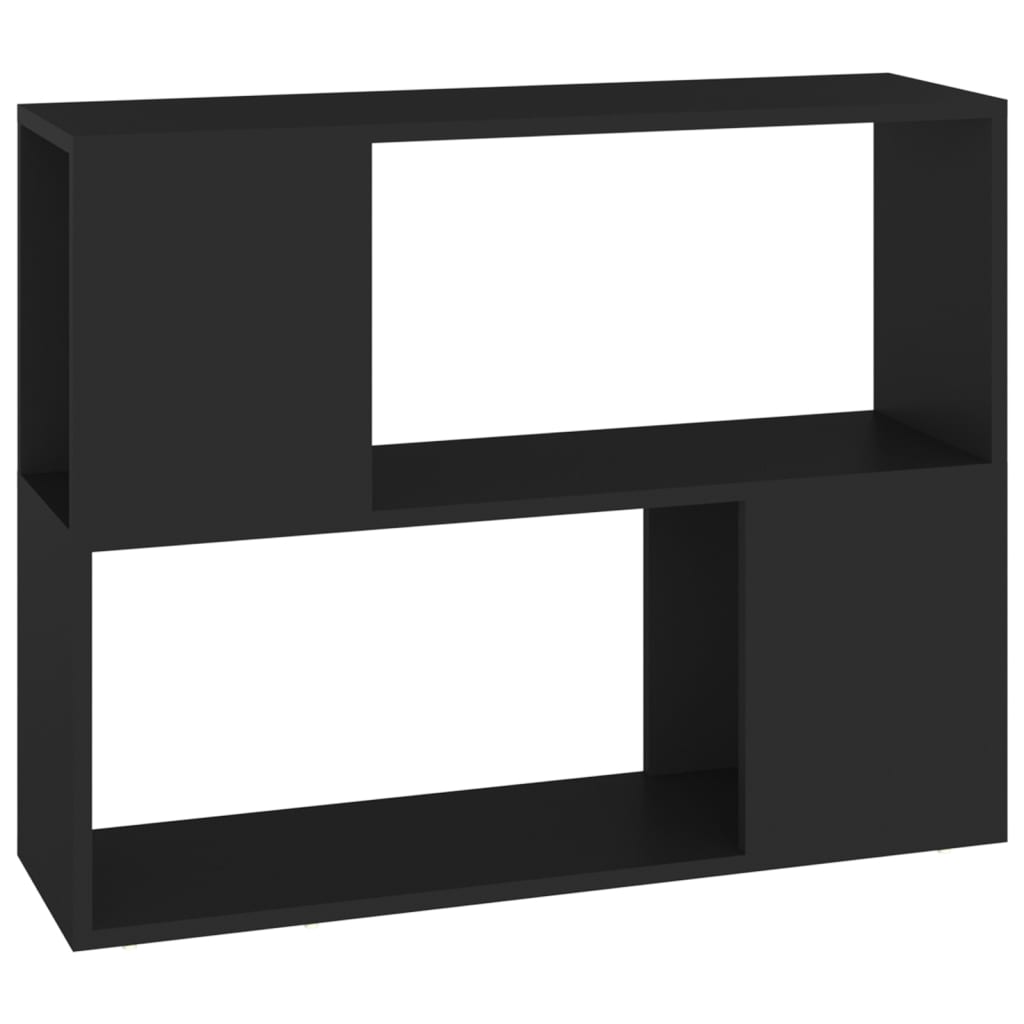vidaXL TV Stand Black 31.5"x9.4"x24.8" Engineered Wood