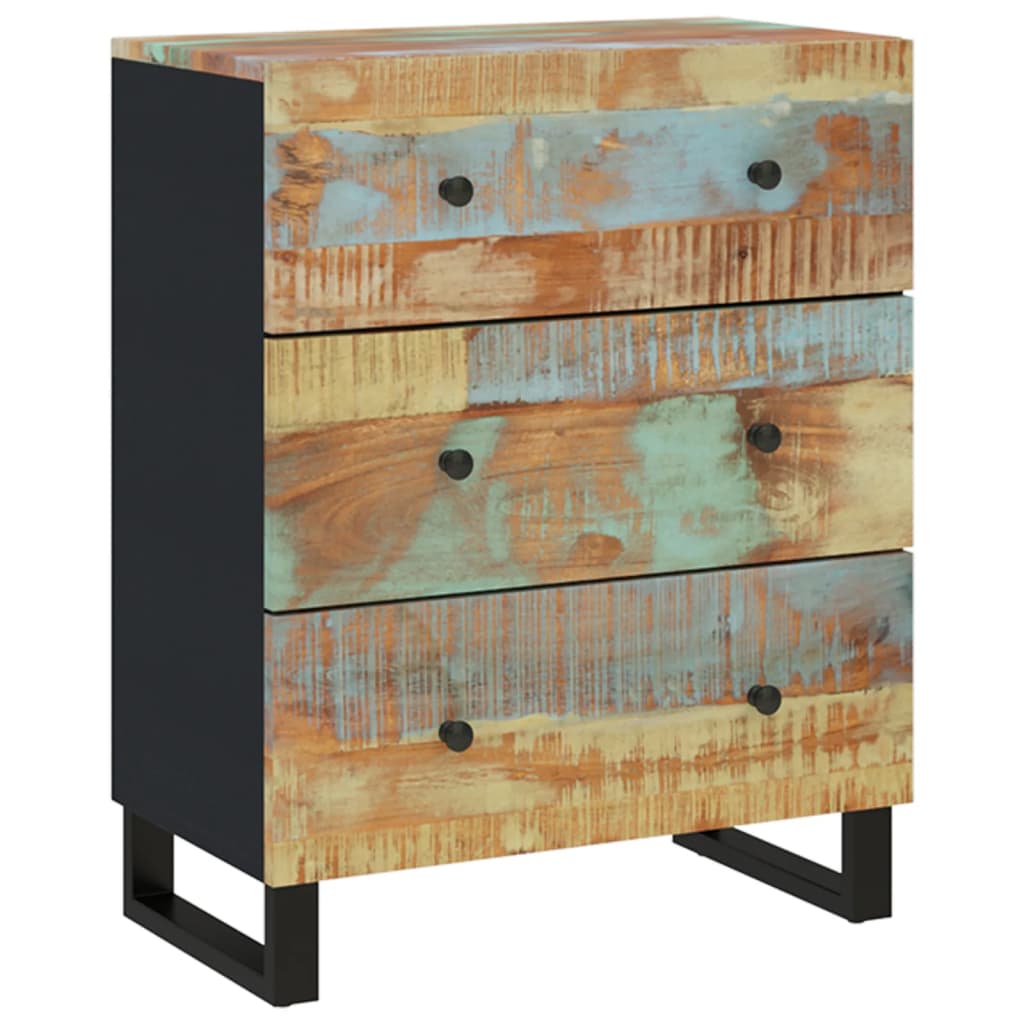 vidaXL Sideboard 23.6"x13"x29.5" Solid Wood Reclaimed