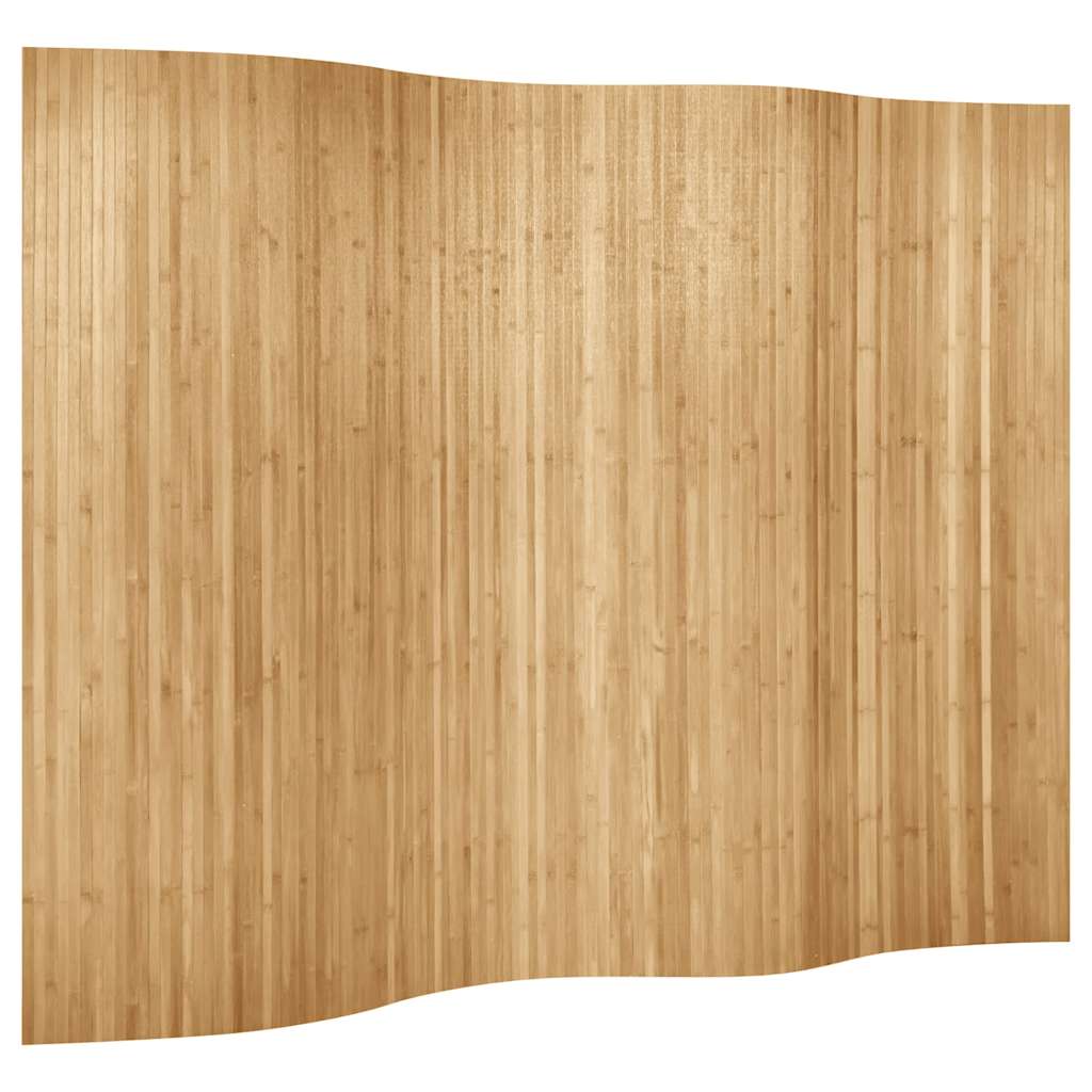 vidaXL Room Divider Bamboo 98.4"x65" Natural