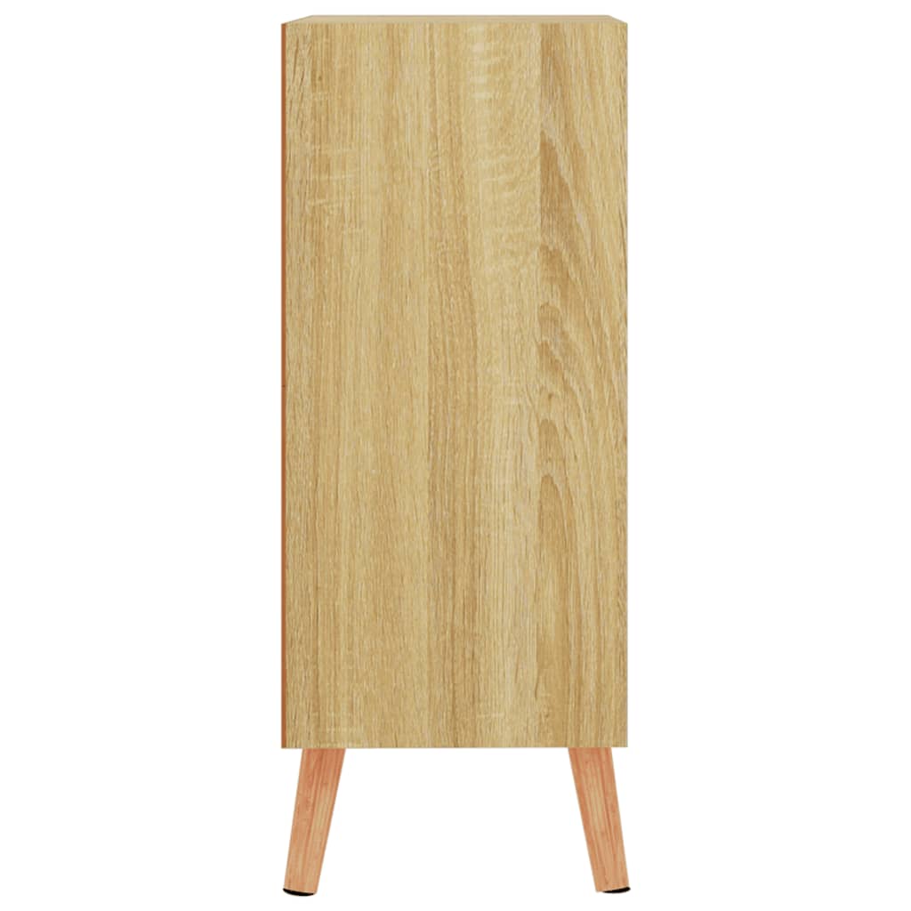 vidaXL Sideboard Sonoma Oak 23.6"x11.8"x28.3" Engineered Wood