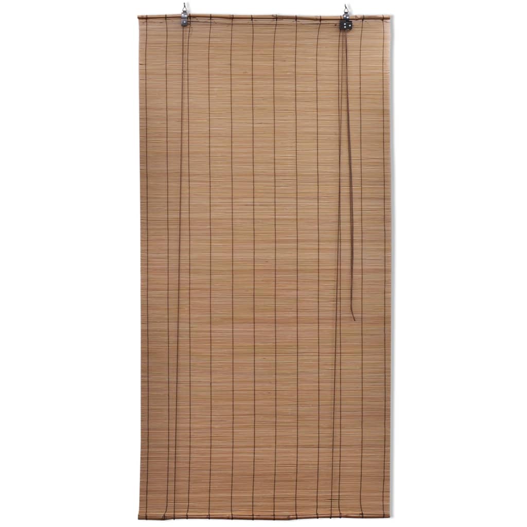 vidaXL Roller Blind Bamboo 59.1"x63" Brown