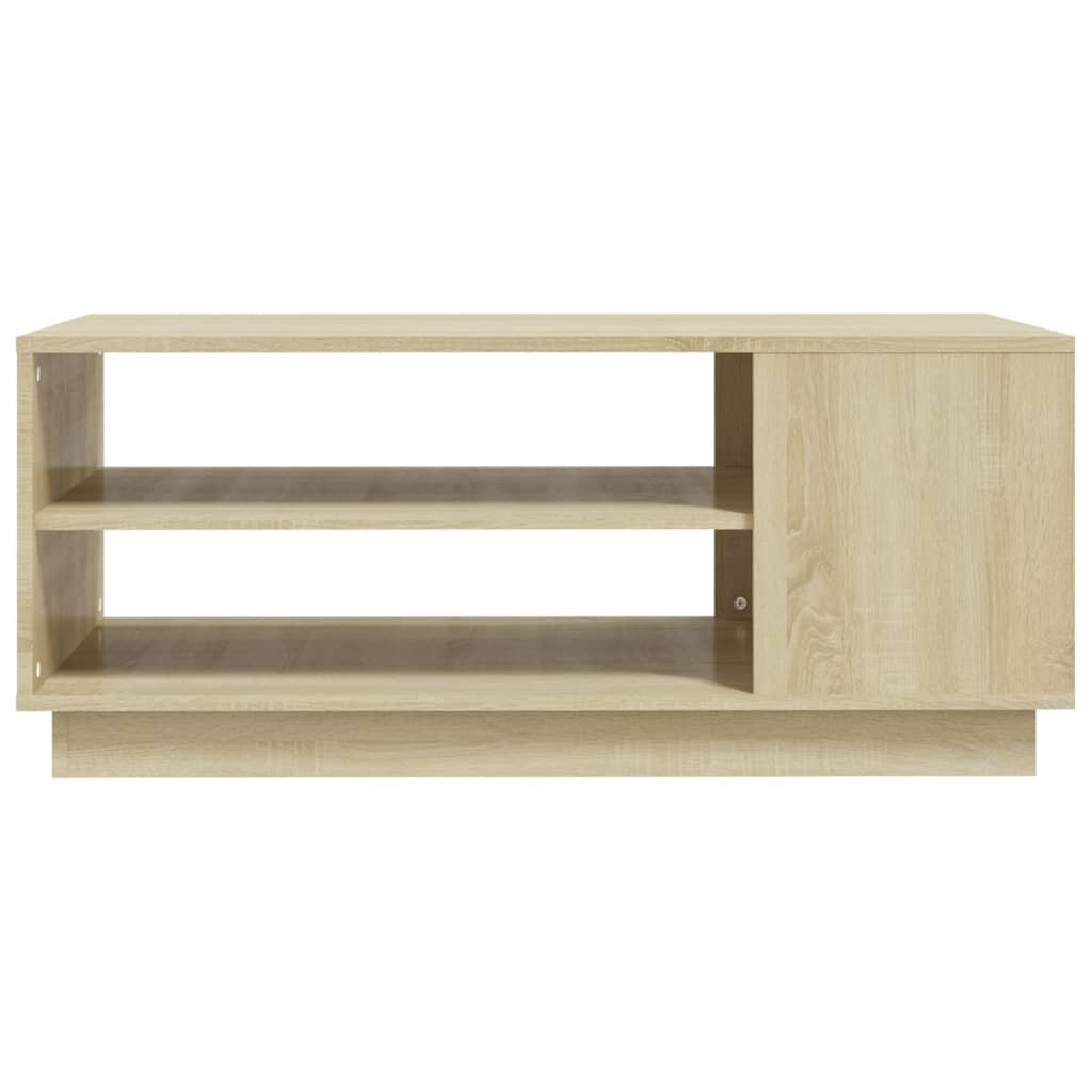 vidaXL Coffee Table Sonoma Oak 40.2"x21.7"x16.9" Engineered Wood
