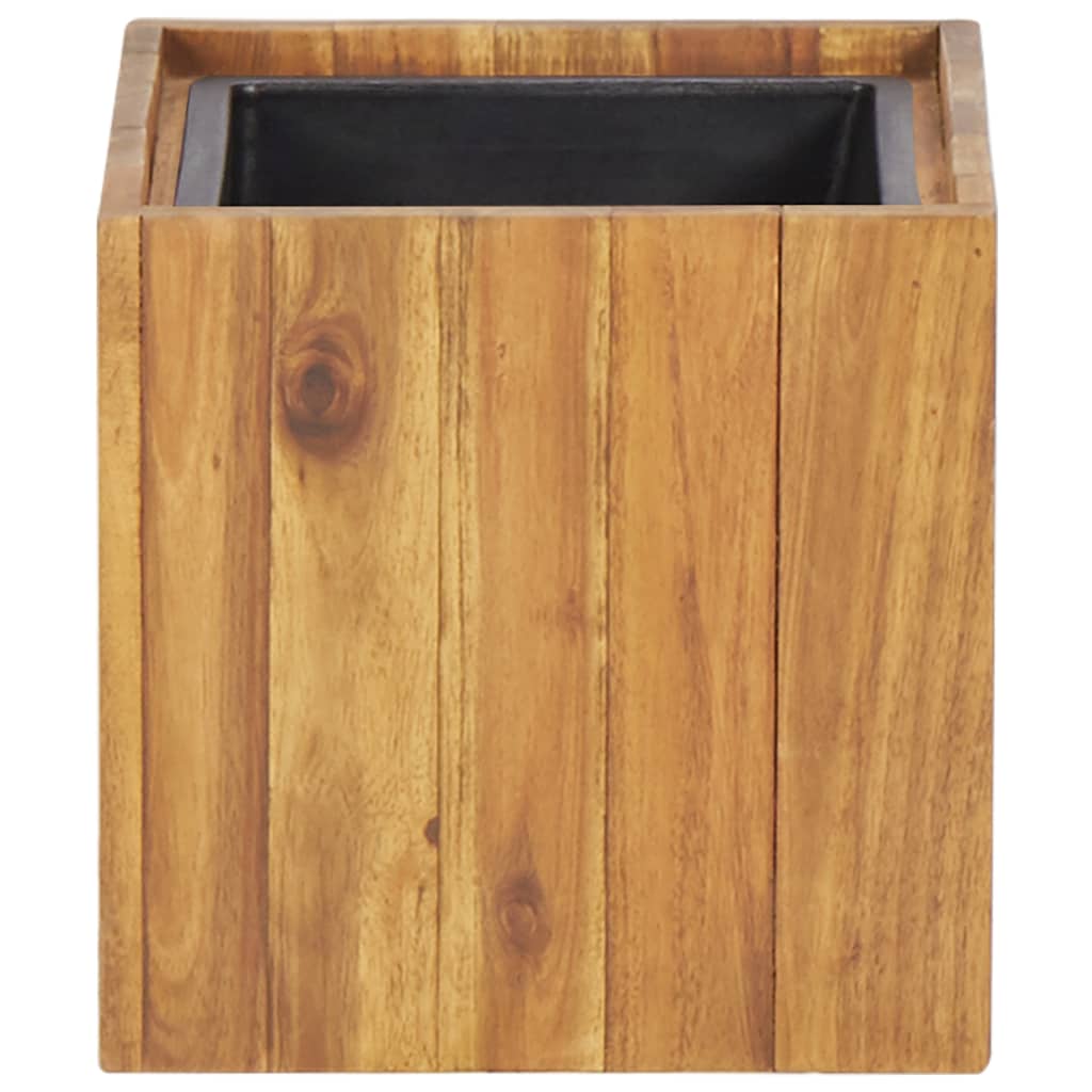 vidaXL Garden Raised Bed Pot 9.6"x9.6"x9.8" Solid Acacia Wood