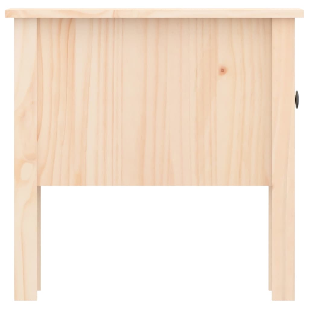 vidaXL Side Tables 2 pcs 19.7"x19.7"x19.3" Solid Wood Pine