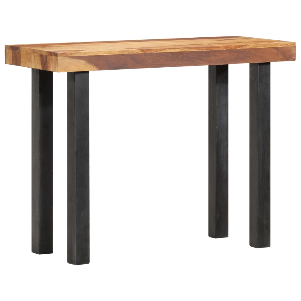 vidaXL Console Table 39.4"x15.7"x29.9" Solid Sheesham Wood