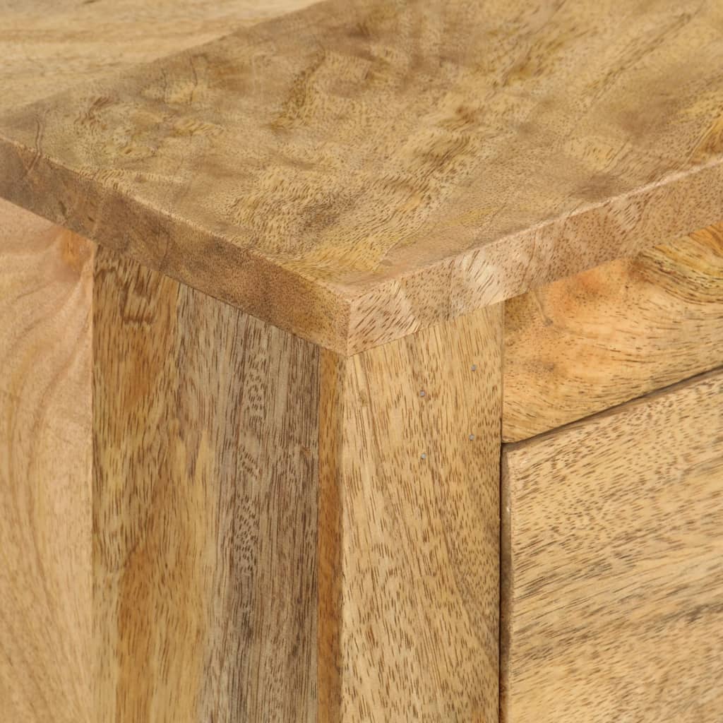 vidaXL TV Cabinet 55.1"x11.8"x12.6" Solid Mango Wood