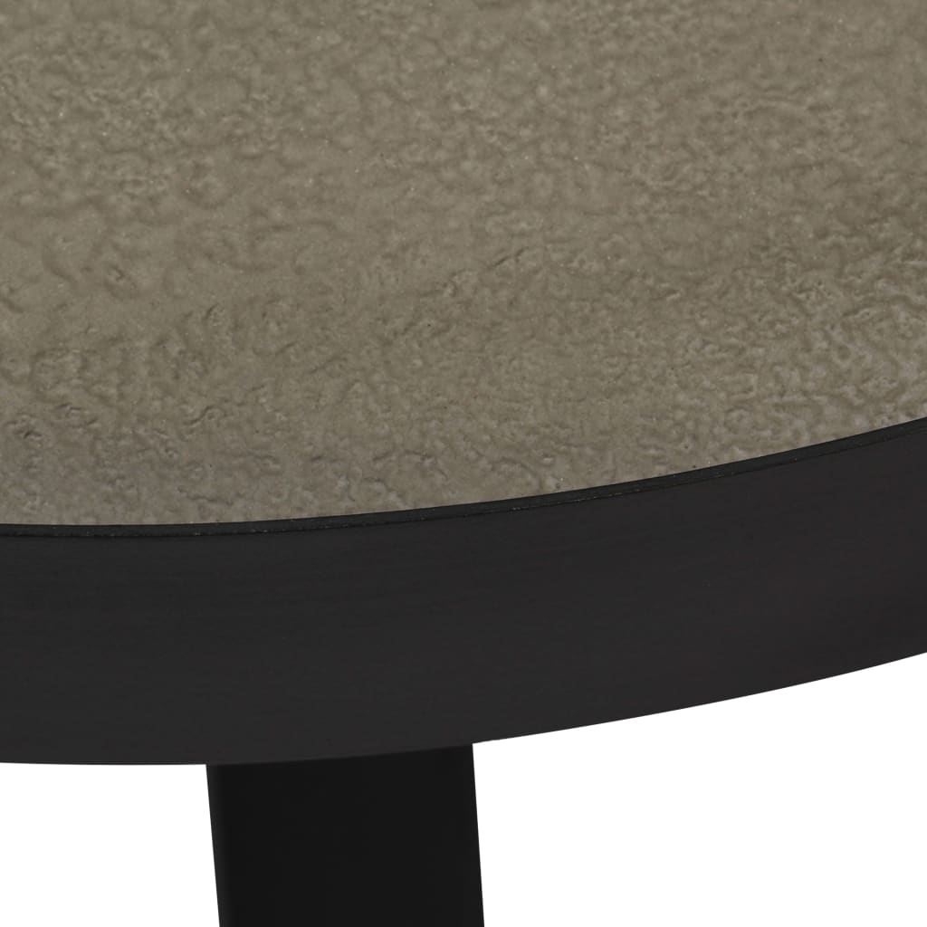 vidaXL Coffee Table Concrete Top 29.1"x12.5"