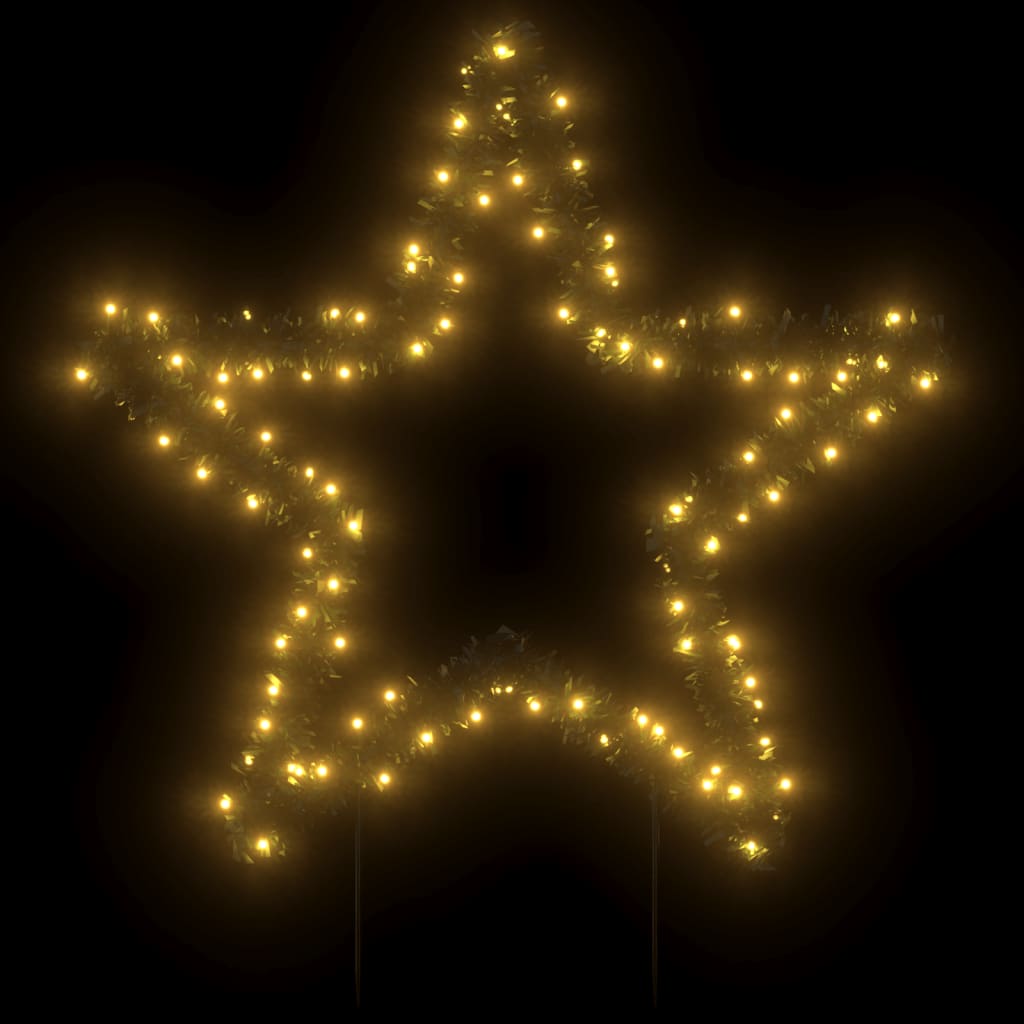 vidaXL Christmas Light Decoration with Spikes Star 115 LEDs 33.5"