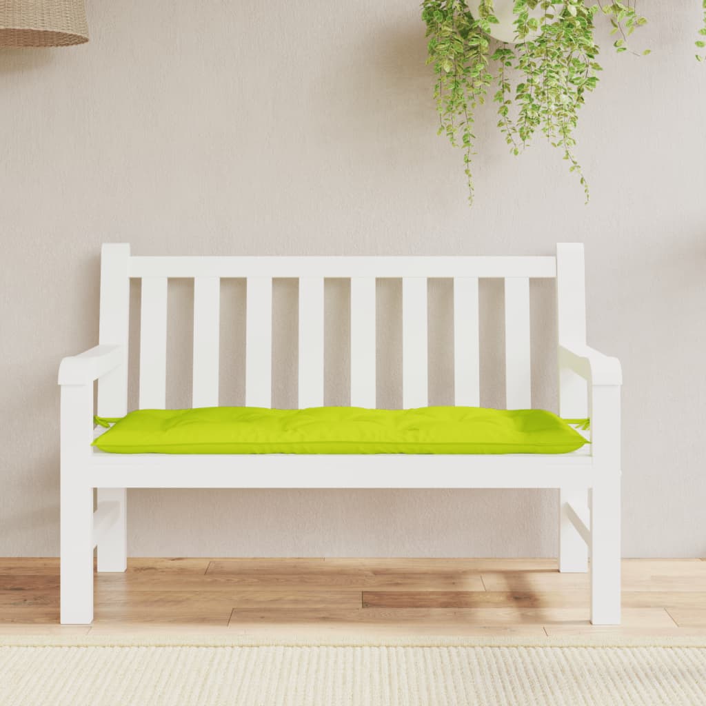 vidaXL Garden Bench Cushion Bright Green 47.2"x19.7"x 2.8" Fabric
