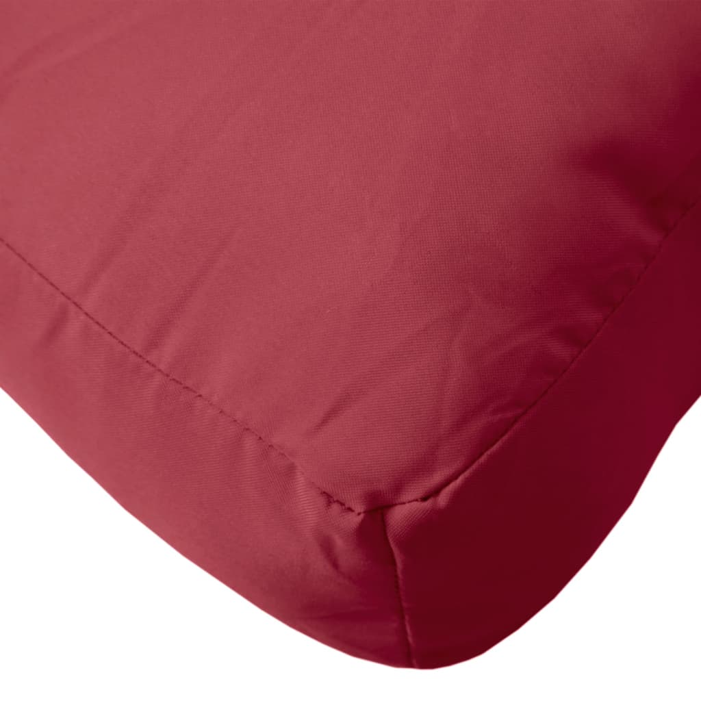 vidaXL Pallet Cushions 3 pcs Red Polyester